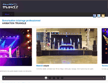 Tablet Screenshot of materiel.animationtriangle.fr