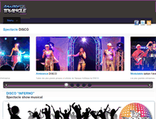 Tablet Screenshot of disco.animationtriangle.fr